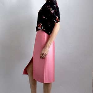 Versace Versus Silk Pink Pencil Skirt 24/38